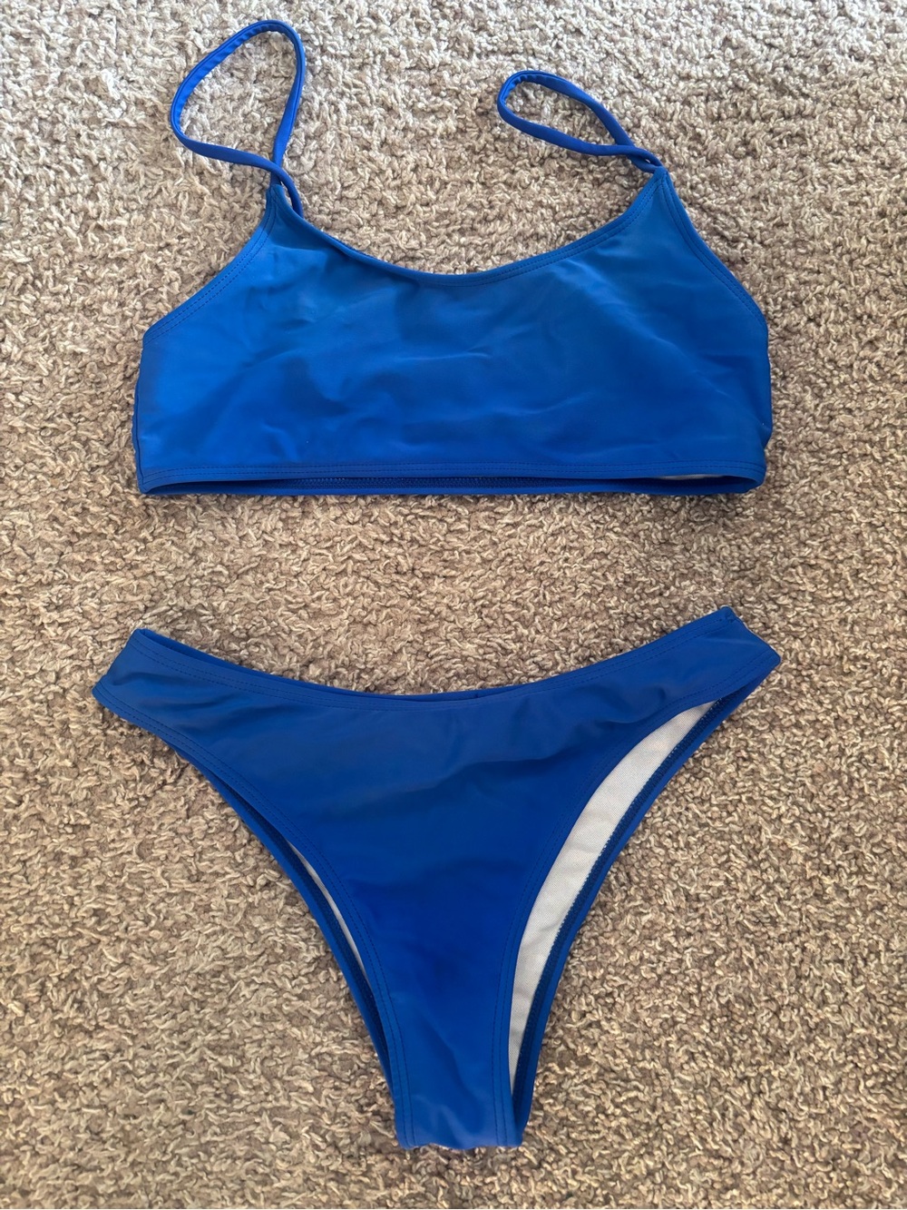 Blue Two-Piece Bikini Set